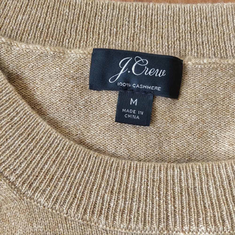 J Crew 100% Cashmere striped round neck jumper - Picture 7 of 7